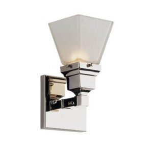 Spring Green™ One Light Straight Arm Wall Sconce With 2-1/4" Shade Holder