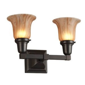 Glen Ellyn™ Two Light Straight Arm Wall Sconce With 2-1/4" Shade Holders