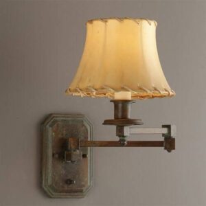 Highland Park™ One Light Swing Arm Wall Sconce With Electric Candle