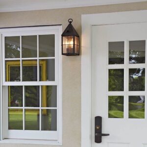 Lancaster™ Exterior 6" Wide Flush Wall Light