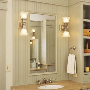 Oak Park™ Two Light Linear Wall Sconce With 2-1/4" Shade Holders