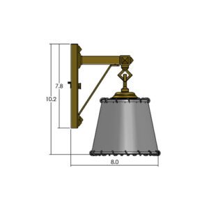 Nashota™ One Light Chain Link Wall Sconce