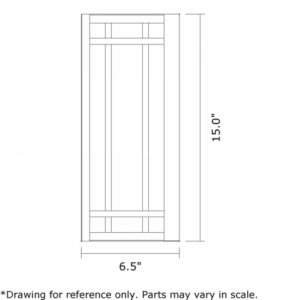 Studio™ Lantern 8" Wall Sconce Without Roof