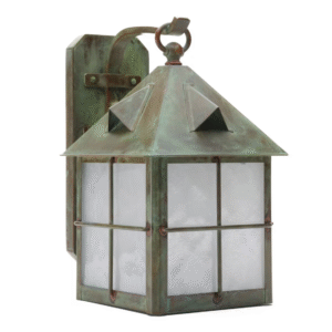 Stonehaven™ Exterior 8" Wide Scrolled Hook Wall Light