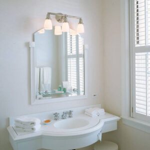 Shoreland™ Three Light Straight Arm Wall Sconce With 2-1/4" Shade Holders