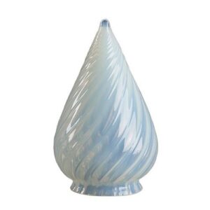 Swirled Opaline Tear Drop