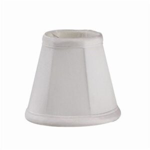White 5" Silk Shade