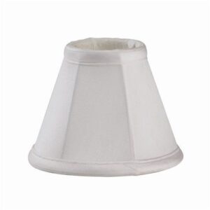 White 6" Silk Shade