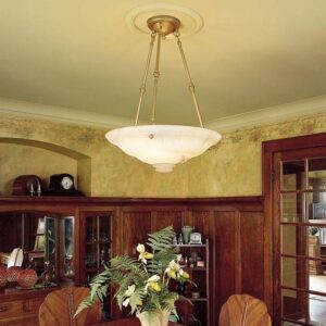 Ionian™ Alabaster 24" Diam Multi-Stem Alabaster Pendant