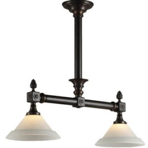 Baron™ Two Light Pendant With 3-1/4" Shade Holder