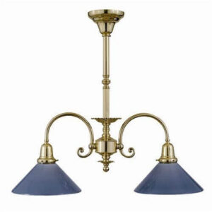 Provence™ Two Light Chandelier With 2-1/4" Shade Holders Down