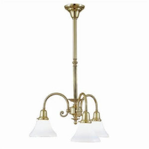 Provence™ Three Light Chandelier With 2-1/4" Shade Holders Up
