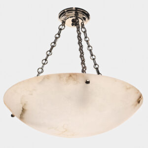 Empire Alabaster 24" Multi-Stem Chain Hung Pendant
