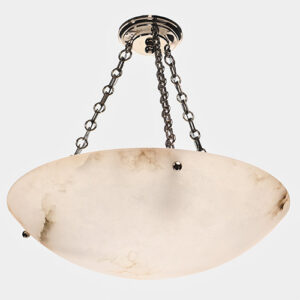 Empire Alabaster 24" Chain Pendant