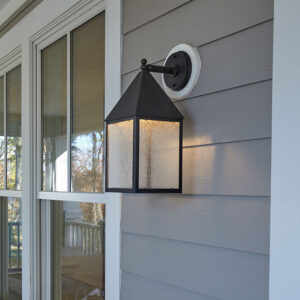 Carriage™ Lantern 7" Wide Straight Arm Exterior Wall Light Modified