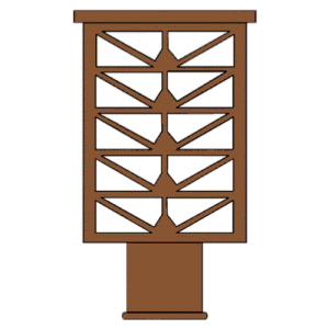 Sunrise Center™ Exterior 13" Wide Post Light