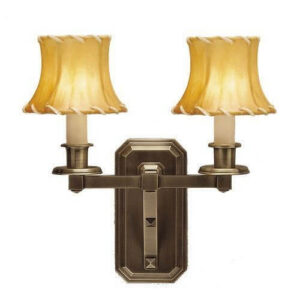 Geneva™ Two Light Bracket Wall Sconce With Electric Candle