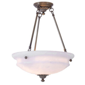 Palazzo™ 19" Diam Alabaster Pendant