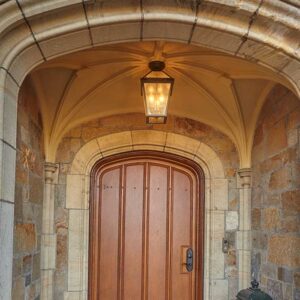 London™ Wide Semi Flush Exterior Ceiling Light