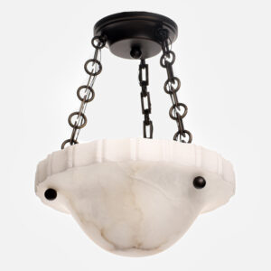 Astra Alabaster 12" Multi-Stem Chain Hung Pendant