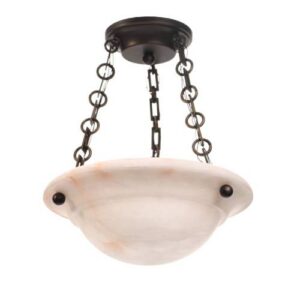 LarkSpur Alabaster 12" Multi-Stem Pendant