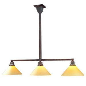 Oak Park™ Interior Three Light Chandelier with 2-1/4″ Shade Holders Facing Down