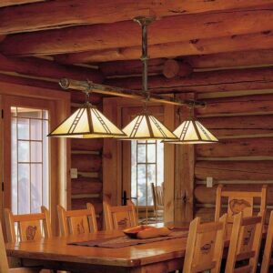 Mission™ Lantern Three Light Chandelier