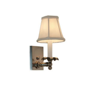 Chinoiserie™ One Light Straight Arm Sconce With Electric Candle