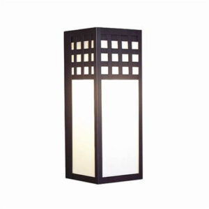 Castle Gate™ 6" Wide Flush Wall Light Without Roof