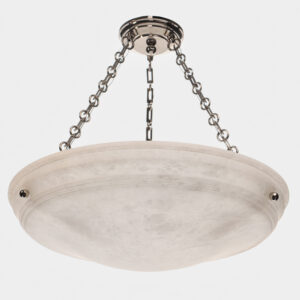 Hampton Alabaster 24" Multi-Stem Chain Hung Pendant