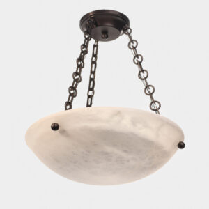 Empire Alabaster 16" Multi-Stem Chain Hung Pendant
