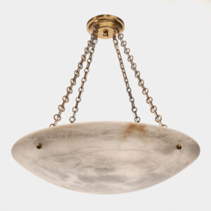 Empire Alabaster 30" Multi-Stem Chain Hung Pendant