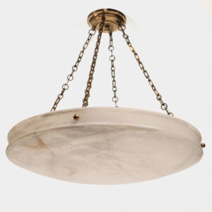 Tuscany Alabaster 30" Multi-Stem Chain Hung Pendant