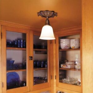 Newberry™ One Light Flush Ceiling Fixture With 2-1/4" Shade Holder