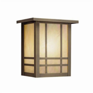 Chicago™ Exterior 8" Wide Flush Wall Light With Roof