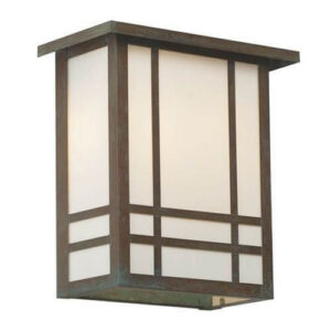 Chicago™ Exterior 12" Wide Flush Wall Light With Roof