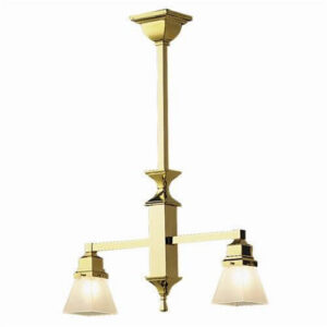 Hartford™ Two Light Pendant With 2-1/4" Shade Holders Down